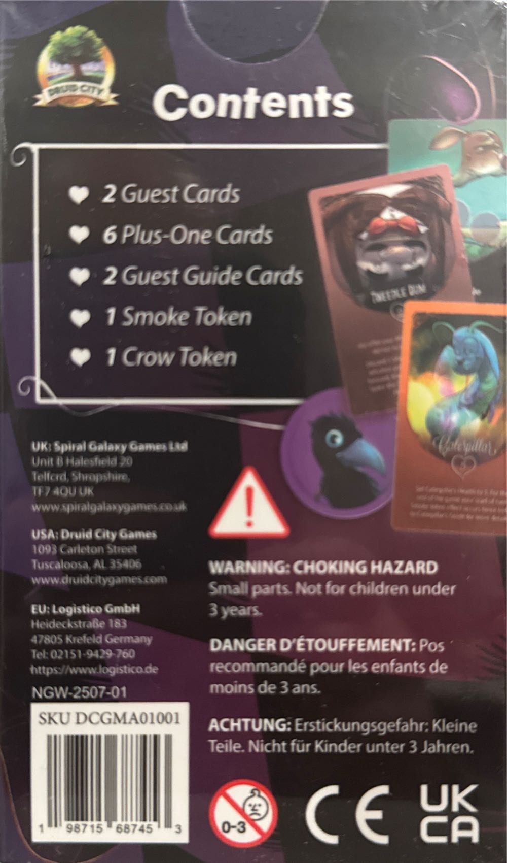 Madcala: Tweedles & Caterpillar  board game collectible [Barcode 198715687453] - Main Image 2