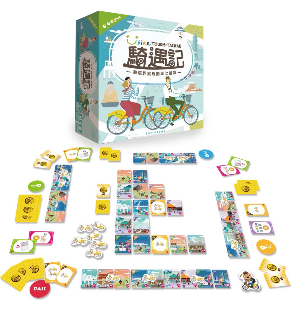 The Ubike Tours: Taiwan  (2 3 4) board game collectible [Barcode 4715109020328] - Main Image 4