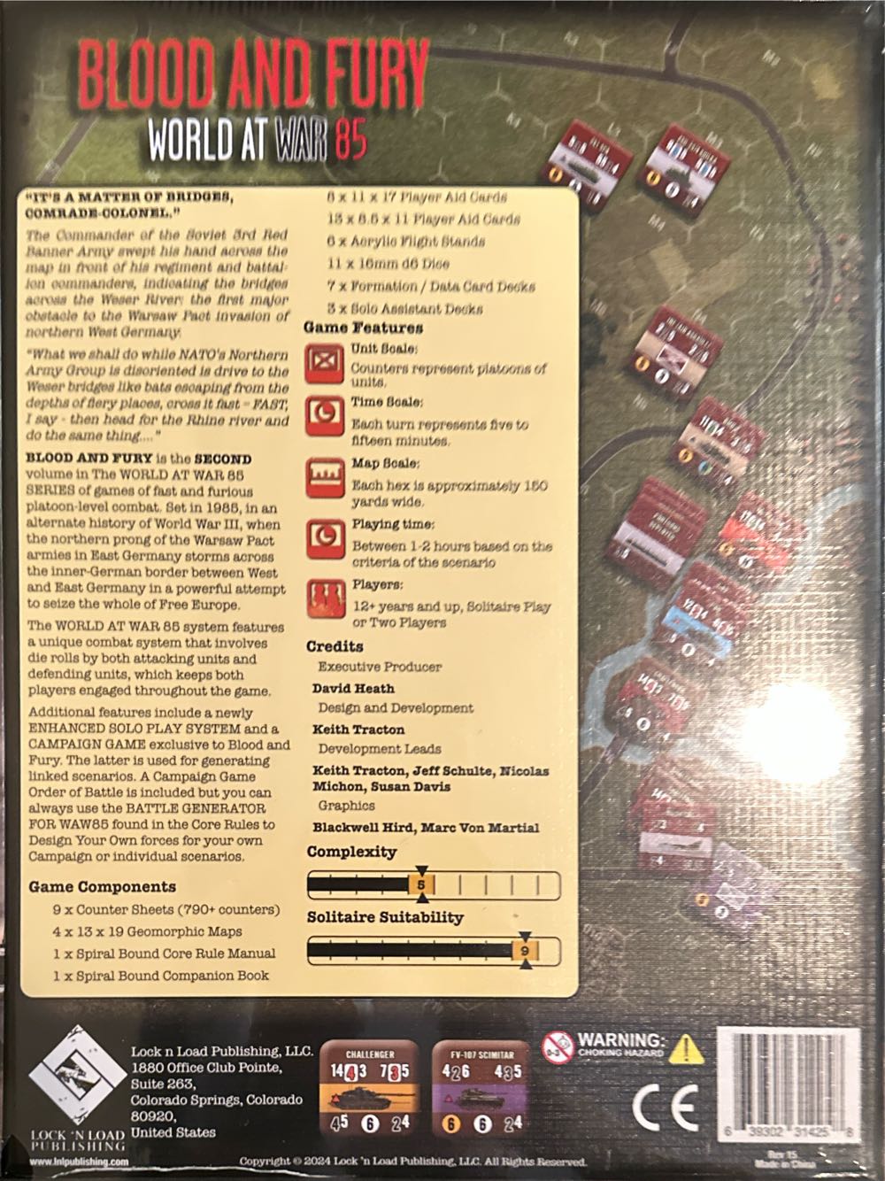 World at War 85 Volume 2 - Blood and Fury  (1-2) board game collectible [Barcode 639302314258] - Main Image 2