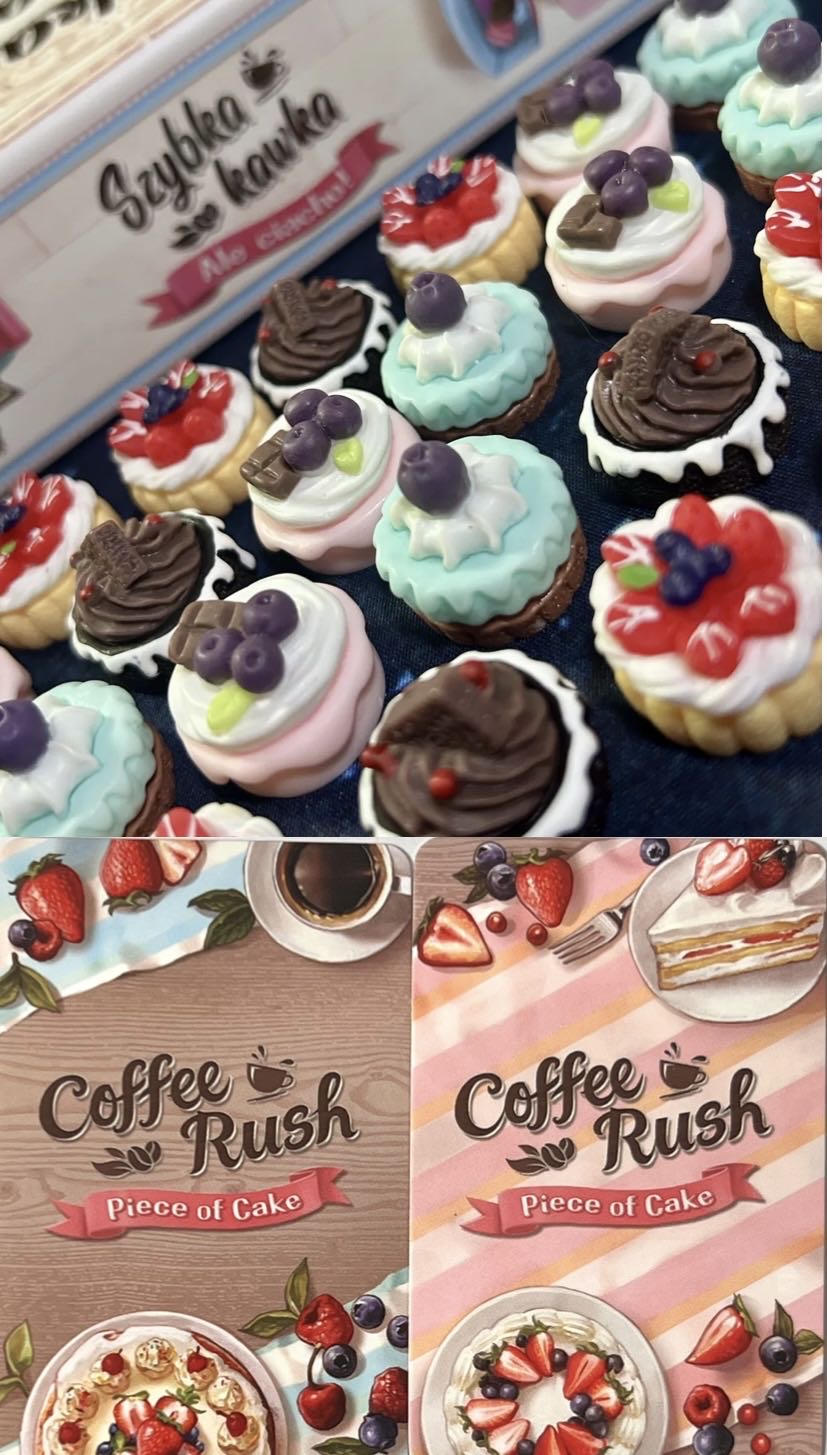 Coffee Rush: Piece of Cake (Expansion)  (2-4) board game collectible [Barcode 3558380131441] - Main Image 3