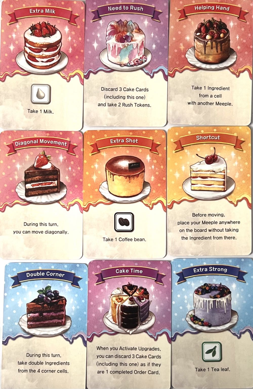 Coffee Rush: Piece of Cake (Expansion)  (2-4) board game collectible [Barcode 3558380131441] - Main Image 4
