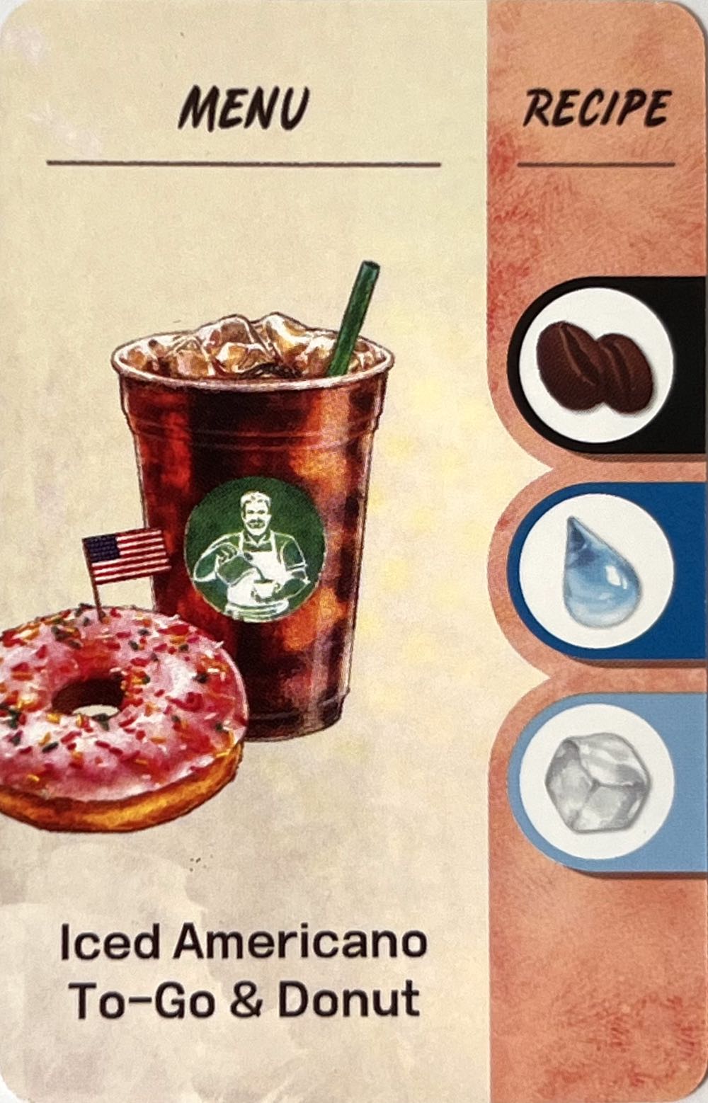 Coffee Rush: Country Promo - USA  (2 3 4) board game collectible [Barcode 3558380134381] - Main Image 2