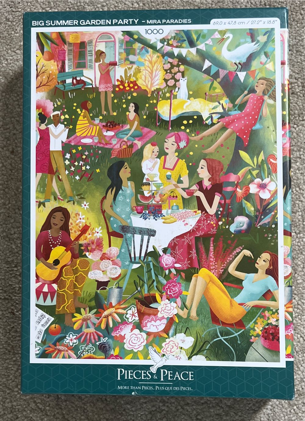 Pieces & Peace Big Summer Garden Party Puzzle Big Summer Garden Party  board game collectible [Barcode 3667232001938] - Main Image 2