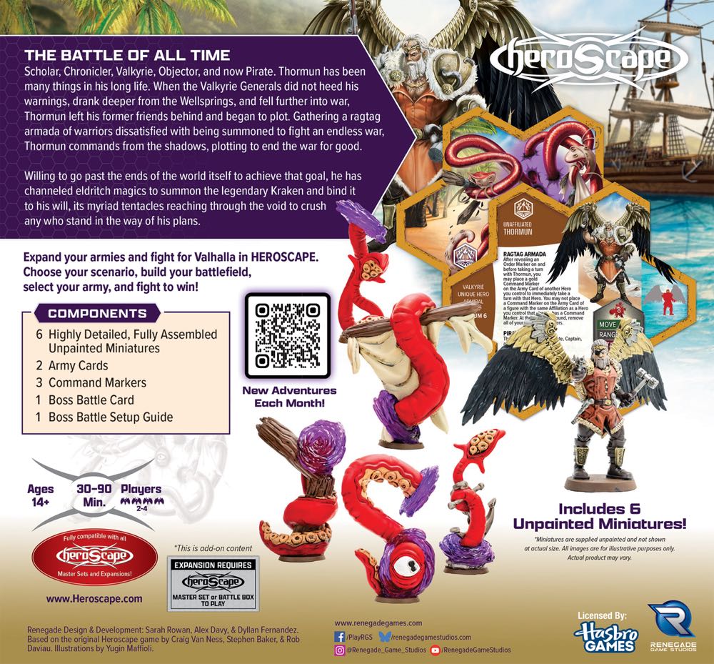 Heroscape Thormun & Kraken Army   (2+) board game collectible - Main Image 2