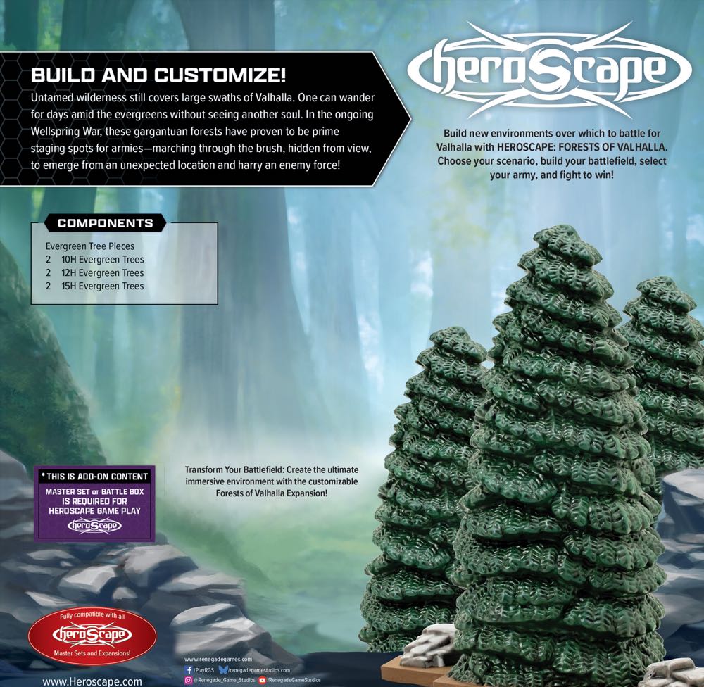 Heroscape Forests of Valhalla   (2+) board game collectible - Main Image 2
