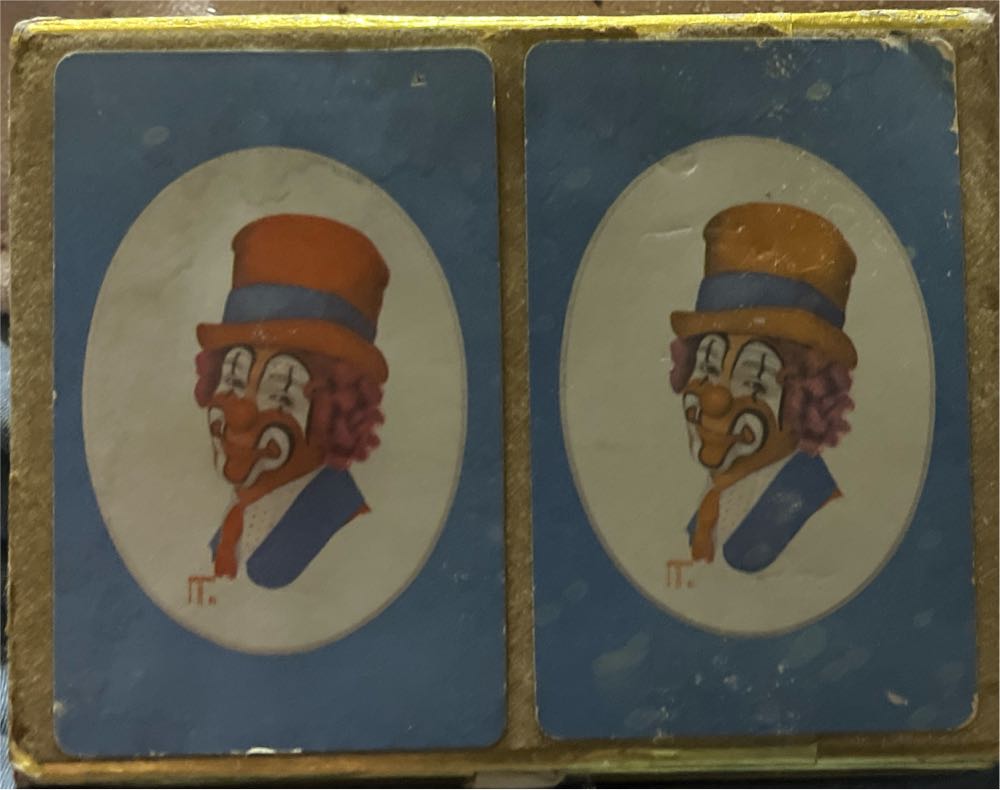 Congress Blue Clown double Deck Jim Howle  board game collectible - Main Image 2
