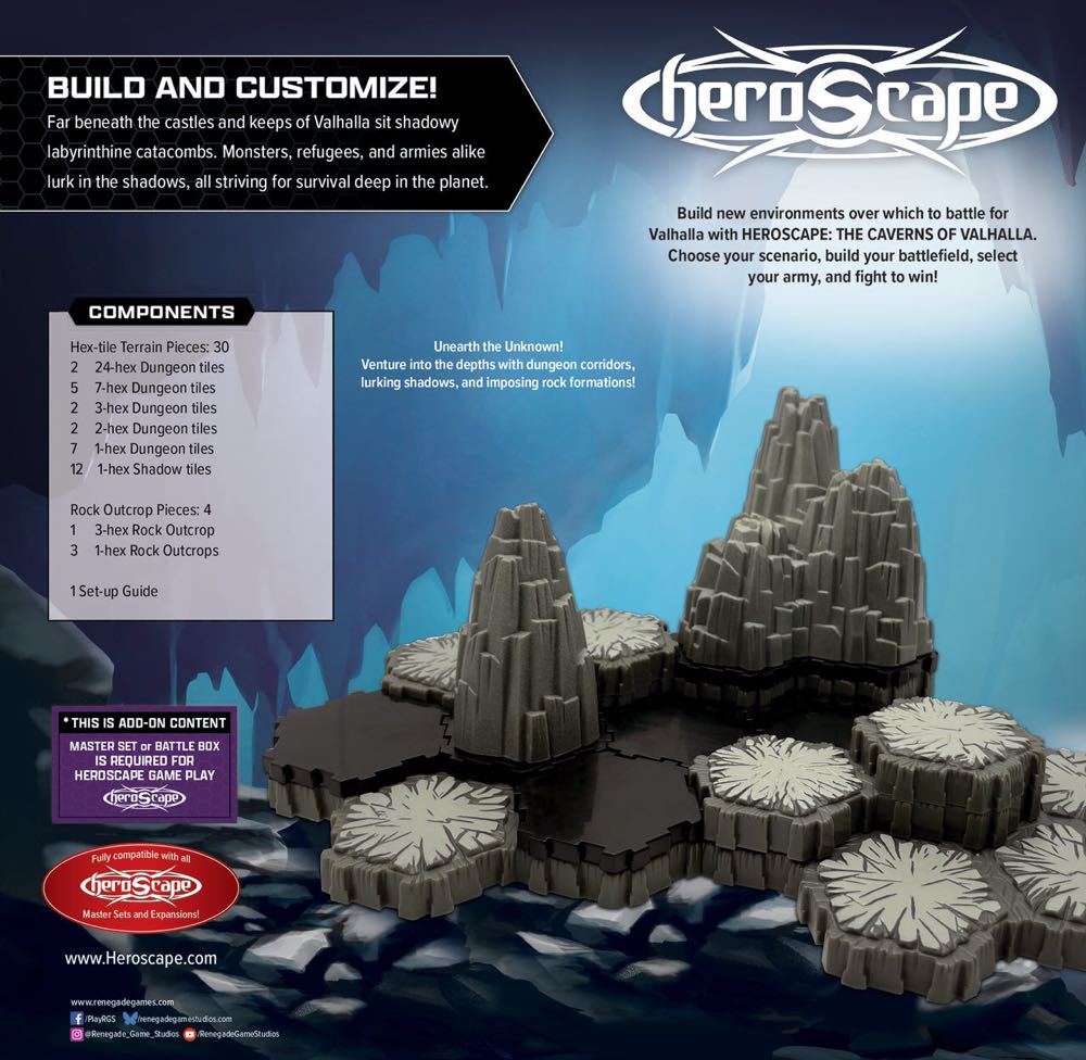 Heroscape Caverns of Valhalla  (2+) board game collectible - Main Image 2