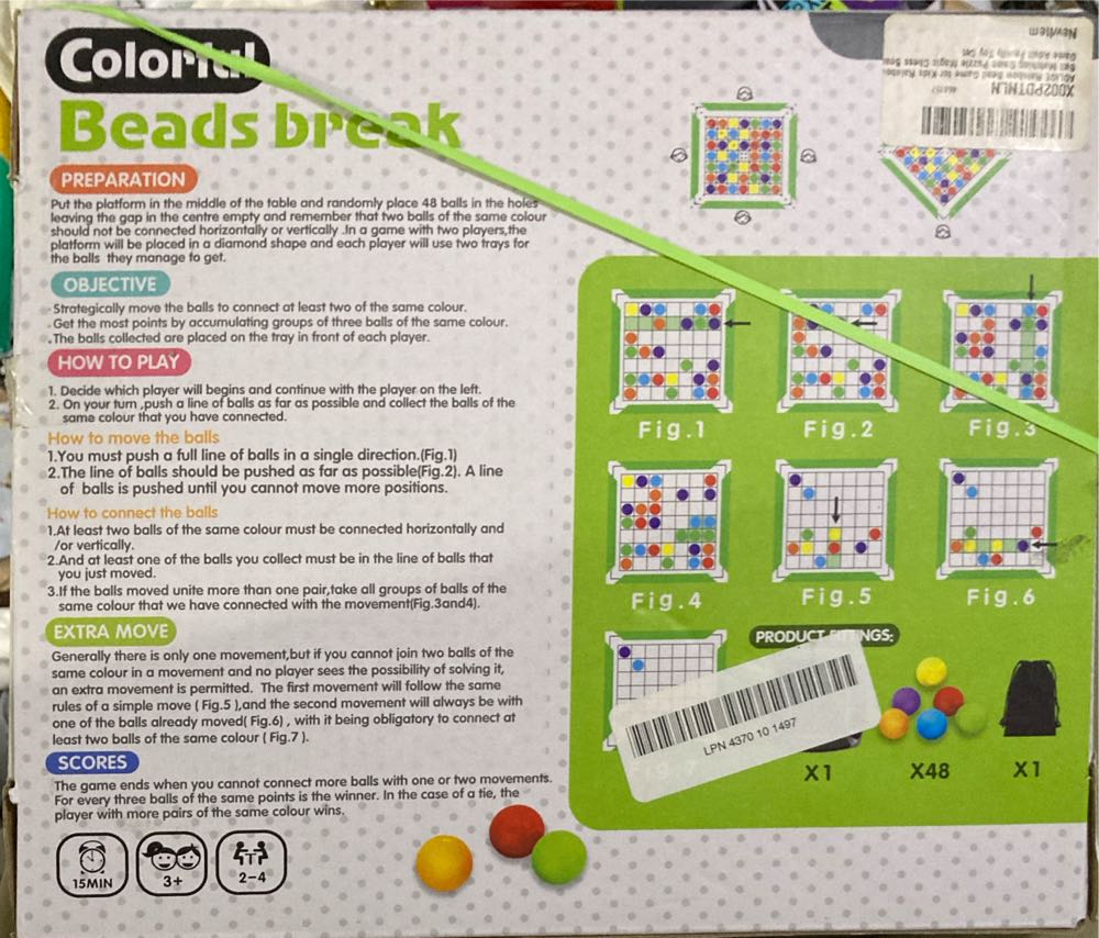 Beads Break  (2-4) board game collectible - Main Image 2