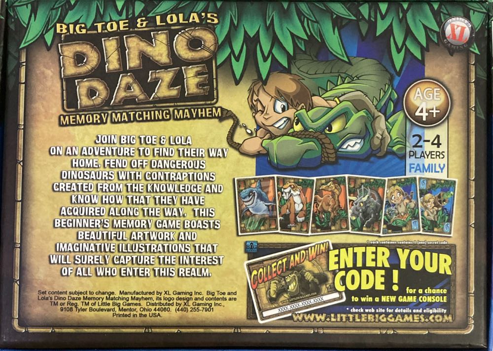 Dino Daze  (2-4) board game collectible - Main Image 2
