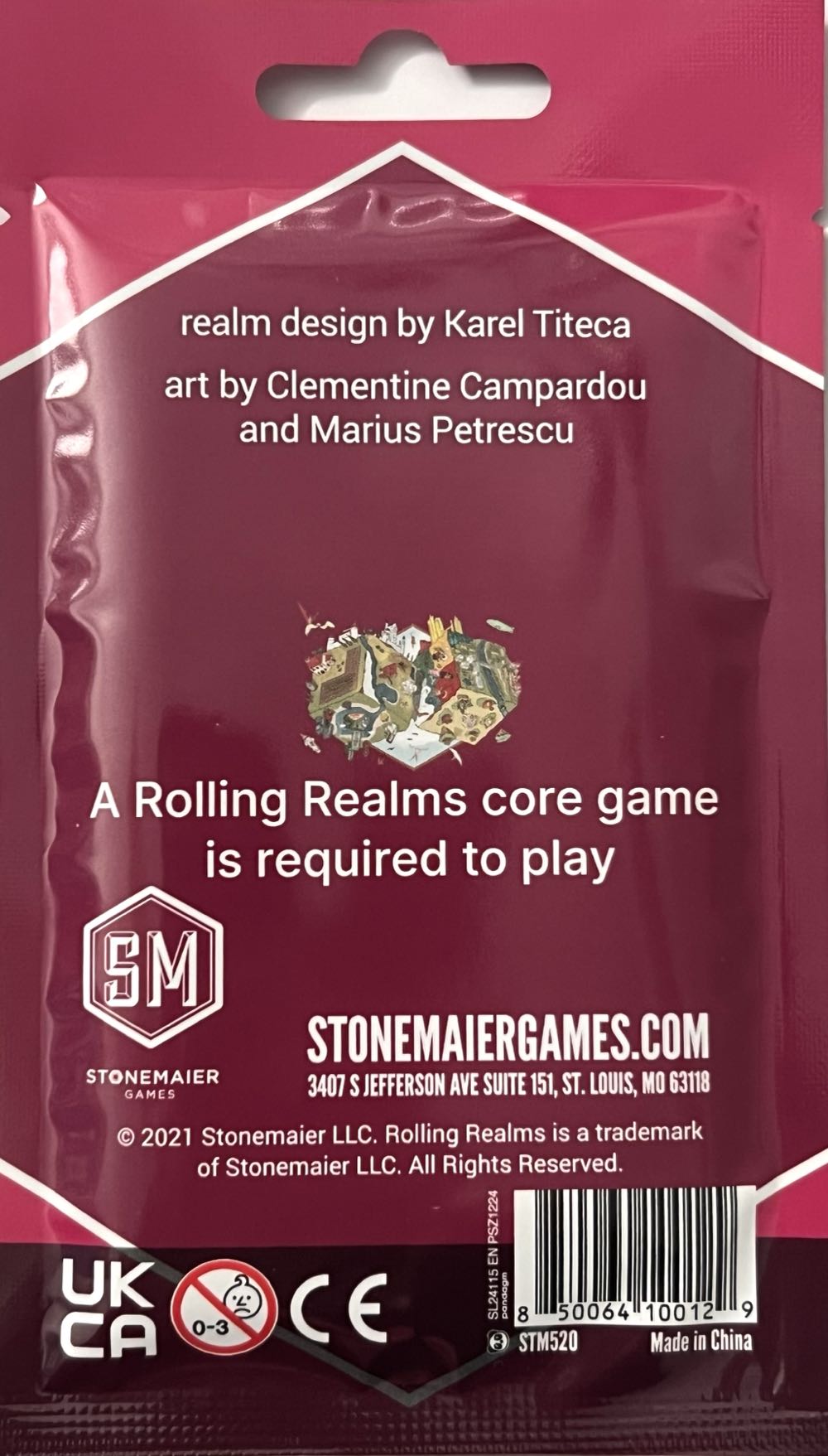 Rolling Realms: Origin Story  (1 2 3 4 5 6) board game collectible [Barcode 850064100129] - Main Image 2