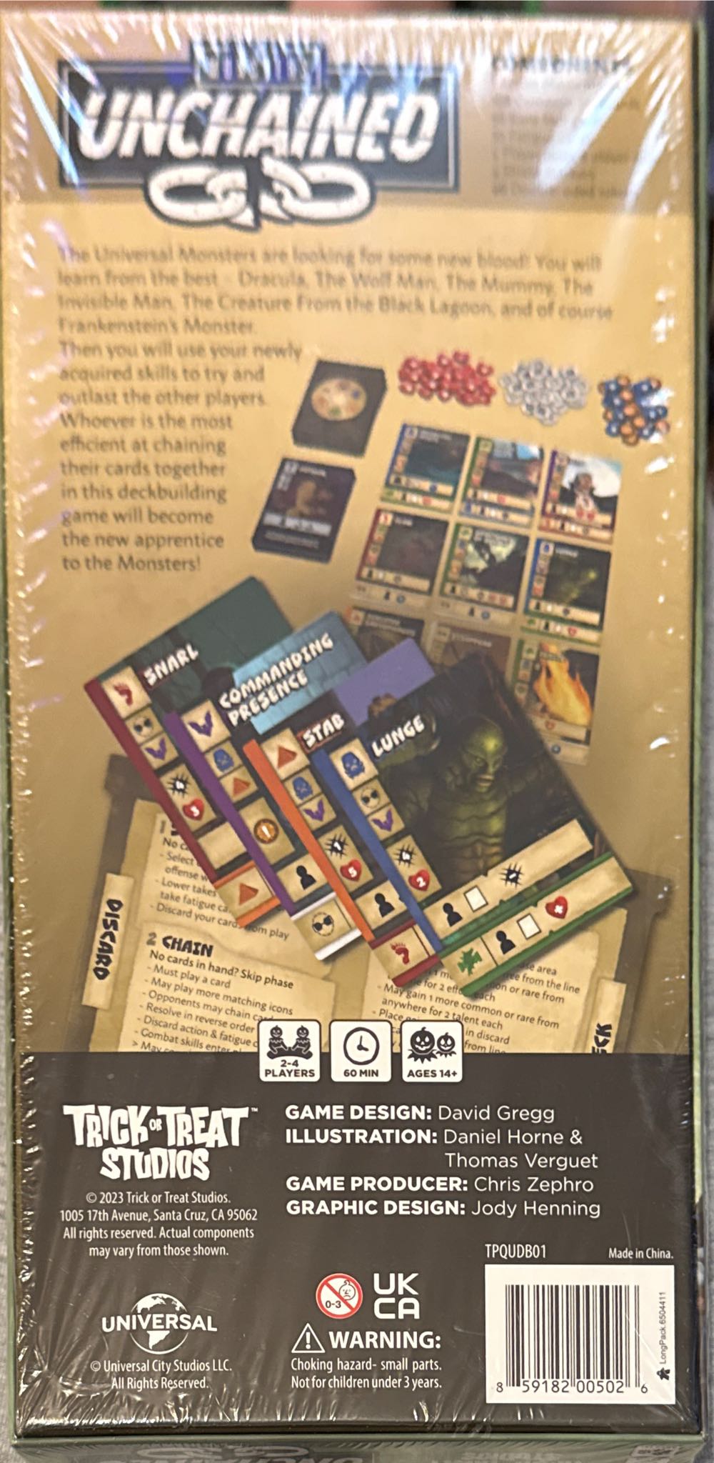 Trick Or Treat Studios Universal Monsters Unchained Board Game  board game collectible [Barcode 859182005026] - Main Image 2