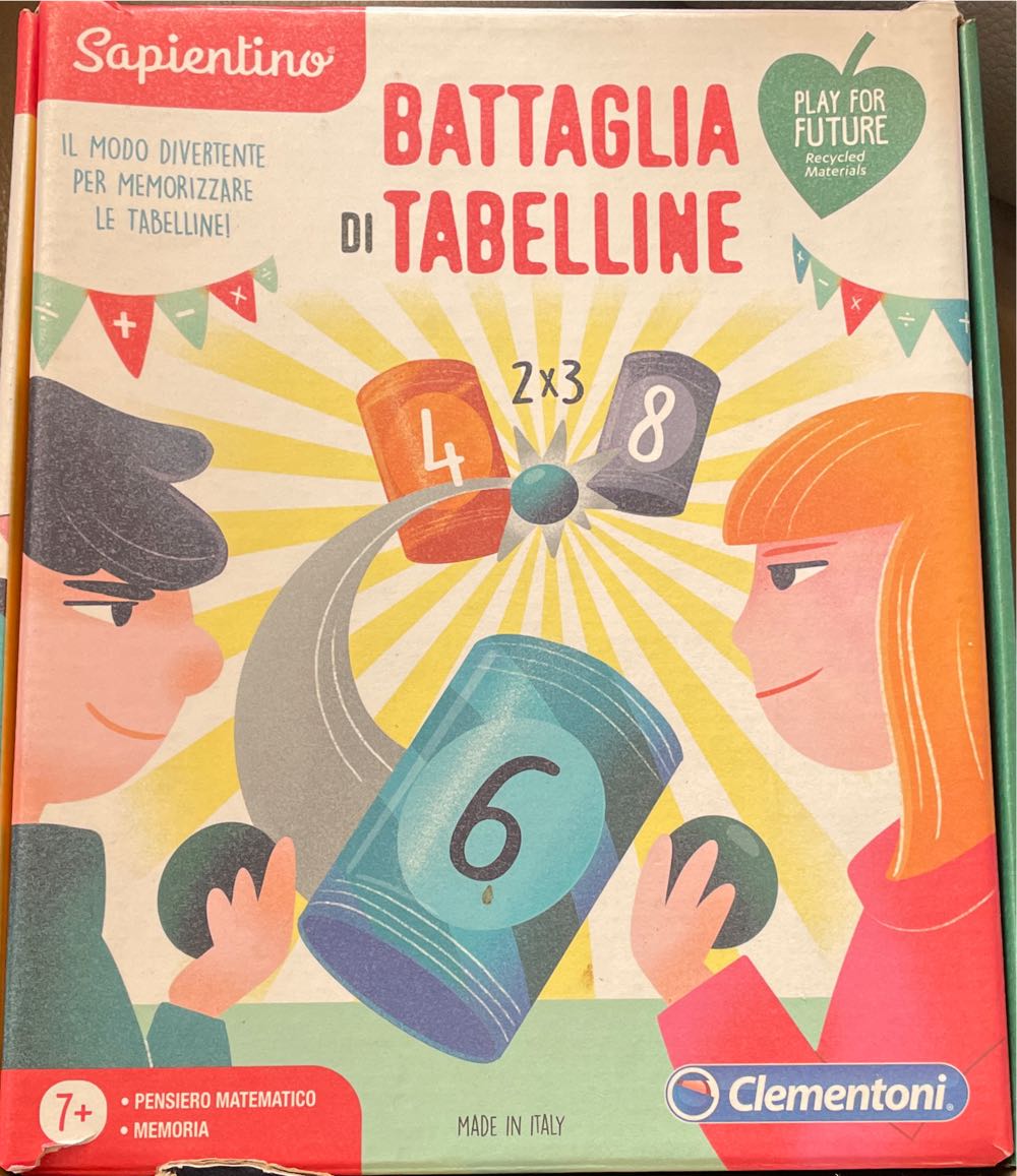 Battaglia di tabelline  (2) board game collectible [Barcode 8005125162451] - Main Image 2