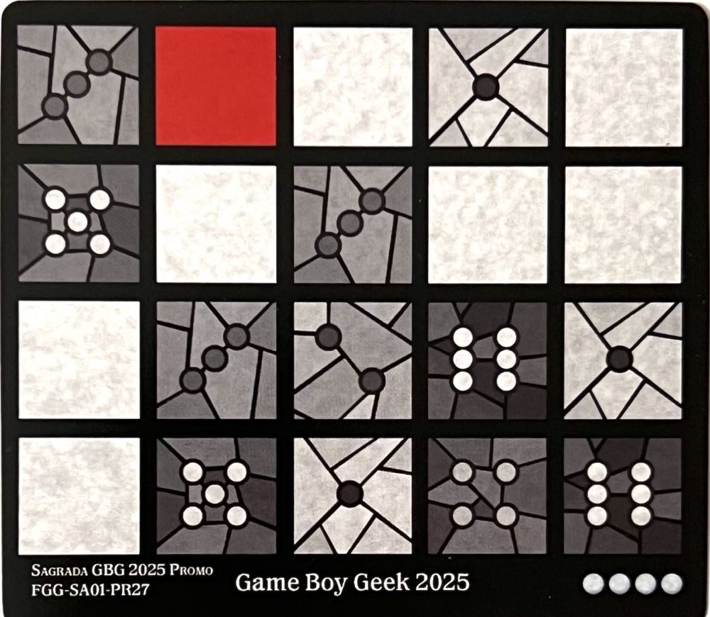 Sagrada: Game Boy Geek 2025  board game collectible - Main Image 2