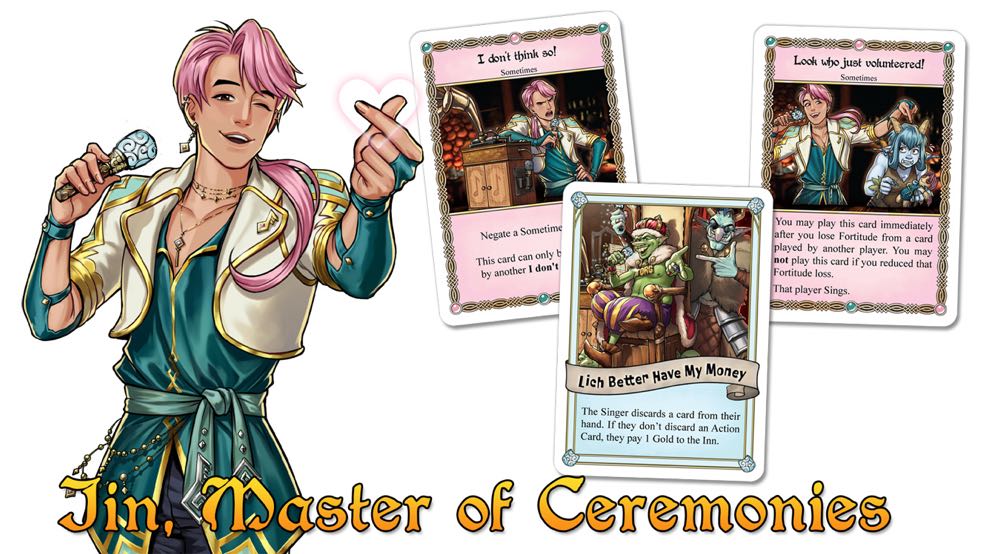 The Red Dragon Inn: Allies - Jin Vs Greppa  (2-6) board game collectible [Barcode 9781945323911] - Main Image 2