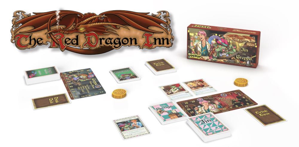 The Red Dragon Inn: Allies - Jin Vs Greppa  (2-6) board game collectible [Barcode 9781945323911] - Main Image 4