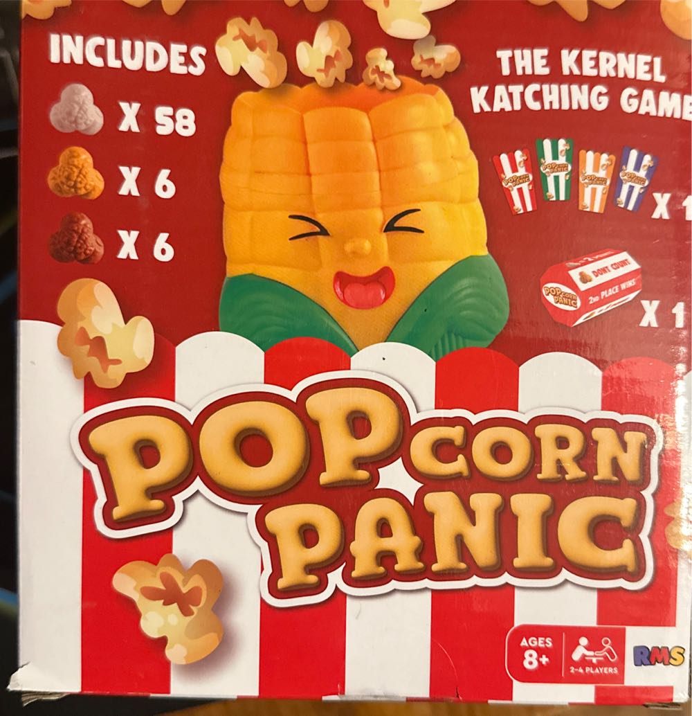 Popcorn Panic  (2-4) board game collectible [Barcode 840419706021] - Main Image 2