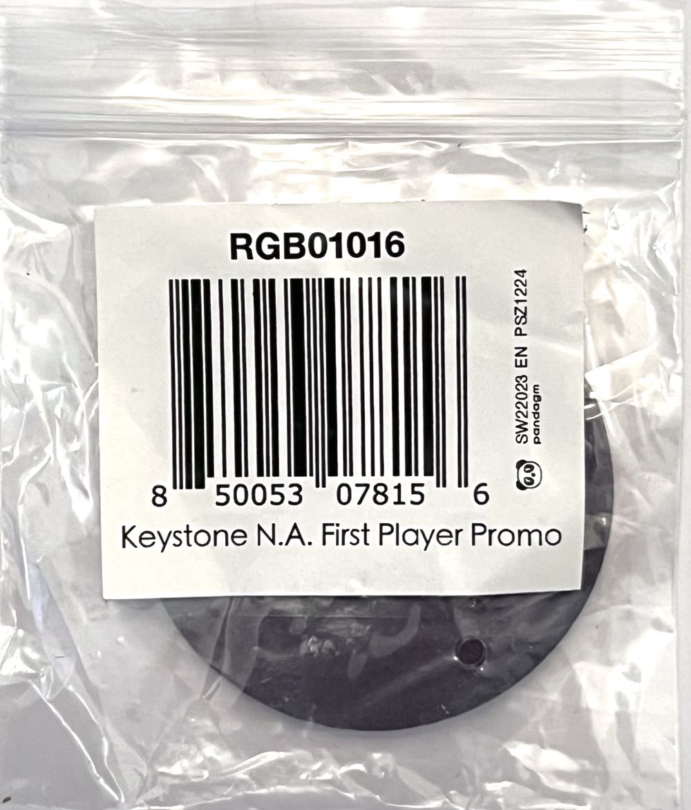 Keystone North America: First Player Promo  board game collectible [Barcode 850053078156] - Main Image 2