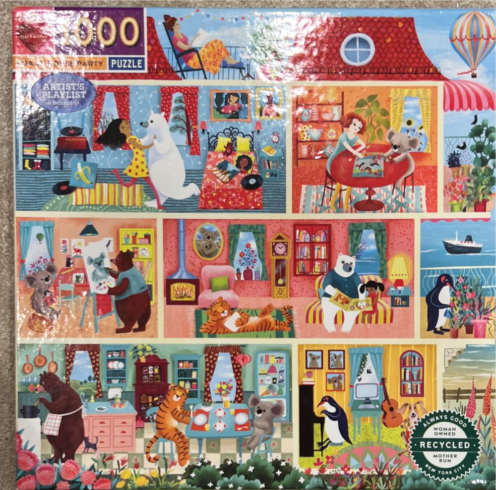 Eeboo: Piece And Love Koala House Party  board game collectible [Barcode 689196511097] - Main Image 2