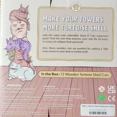 Stack O’ Cats: Tortoise Shell Expansion   board game collectible [Barcode 47181351] - Main Image 2