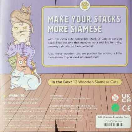 Stack O’ Cats: Siamese Expansion   board game collectible [Barcode 3467311] - Main Image 2