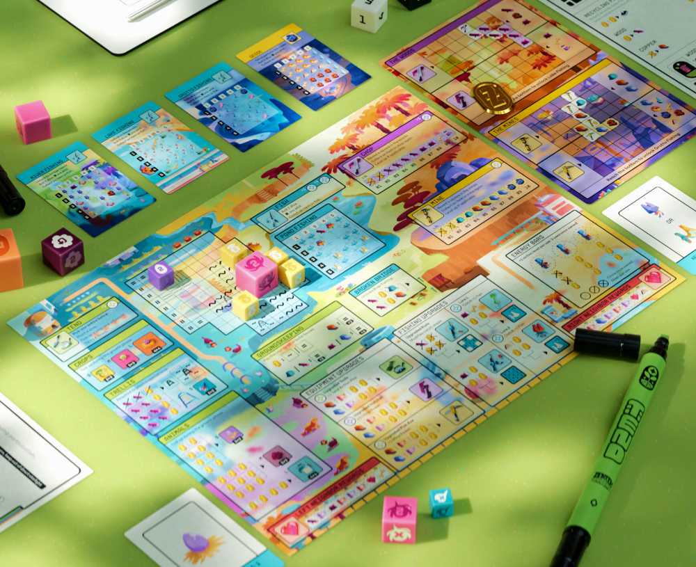 Tend  (1-12) board game collectible [Barcode 850062015326] - Main Image 3