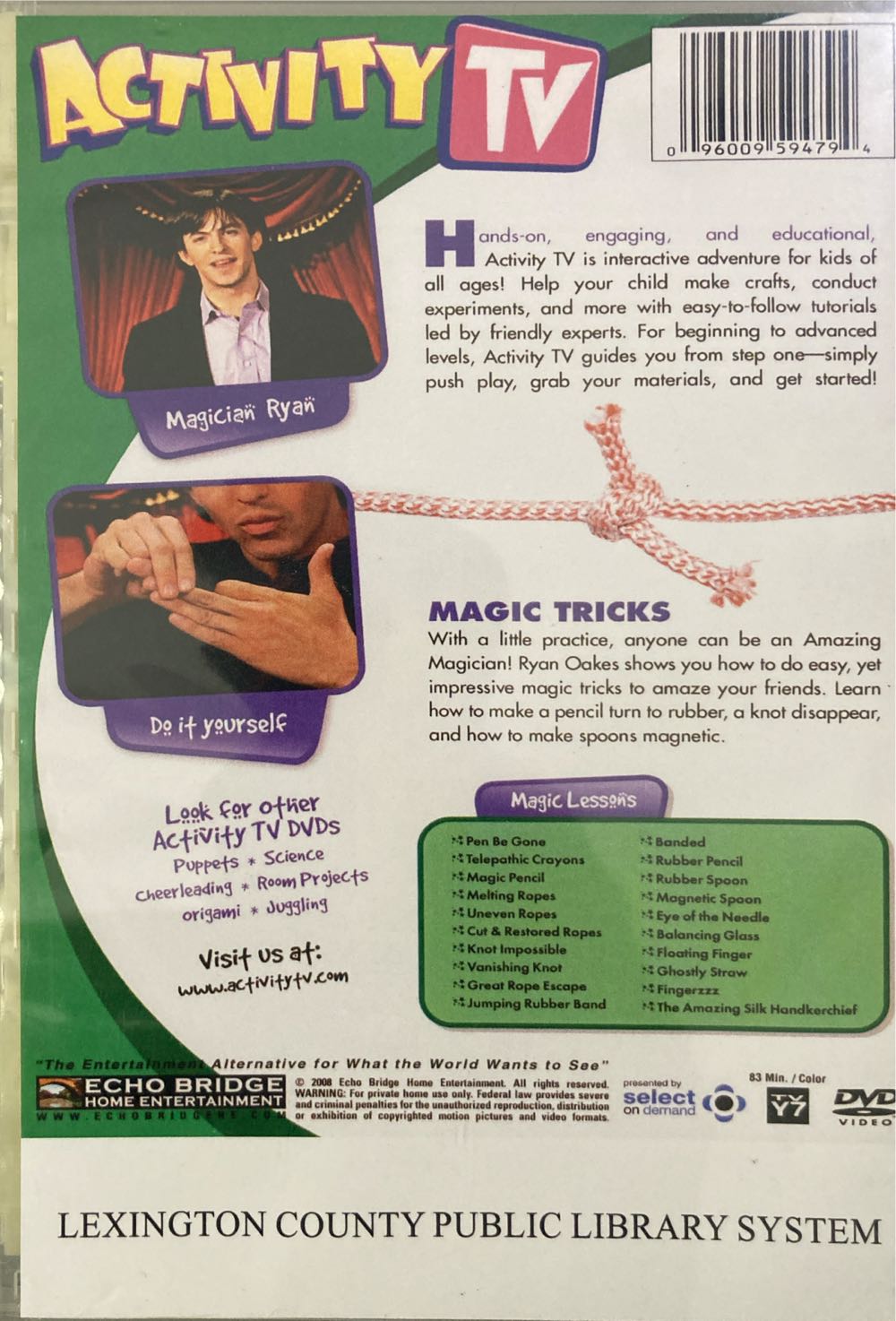 Magic: ActivityTV Magic 2 DVD  (1) board game collectible [Barcode 096009594794] - Main Image 2