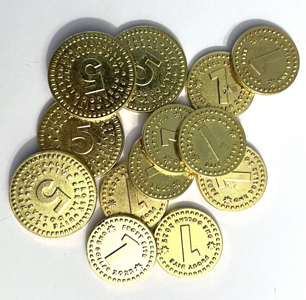 Manhattan Project Energy Empire: Metal Coins  board game collectible [Barcode 3760372236441] - Main Image 2