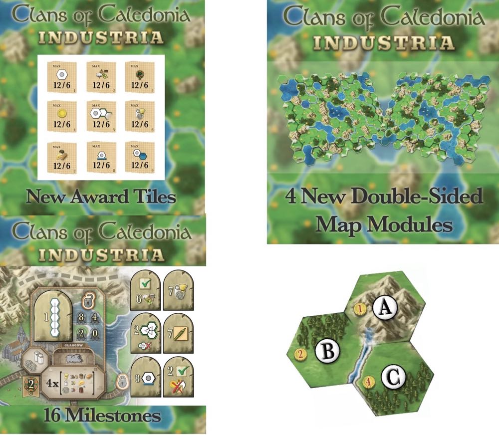 Clans of Caledonia: Industria  (1-4) board game collectible [Barcode 632556295571] - Main Image 4