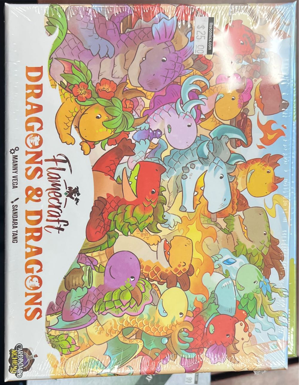 Flamecraft: Dragons & Dragons  (1 2 3 4 5) board game collectible [Barcode 850076208011] - Main Image 3