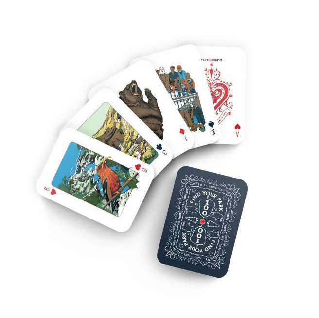 Find Your Park 100th Anniversary Playing Cards  board game collectible [Barcode 019962447914] - Main Image 3