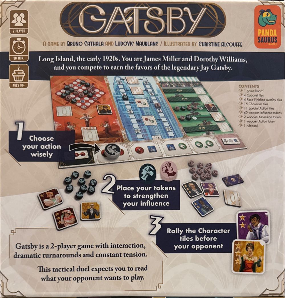Gatsby  (2) board game collectible [Barcode 850059057285] - Main Image 2