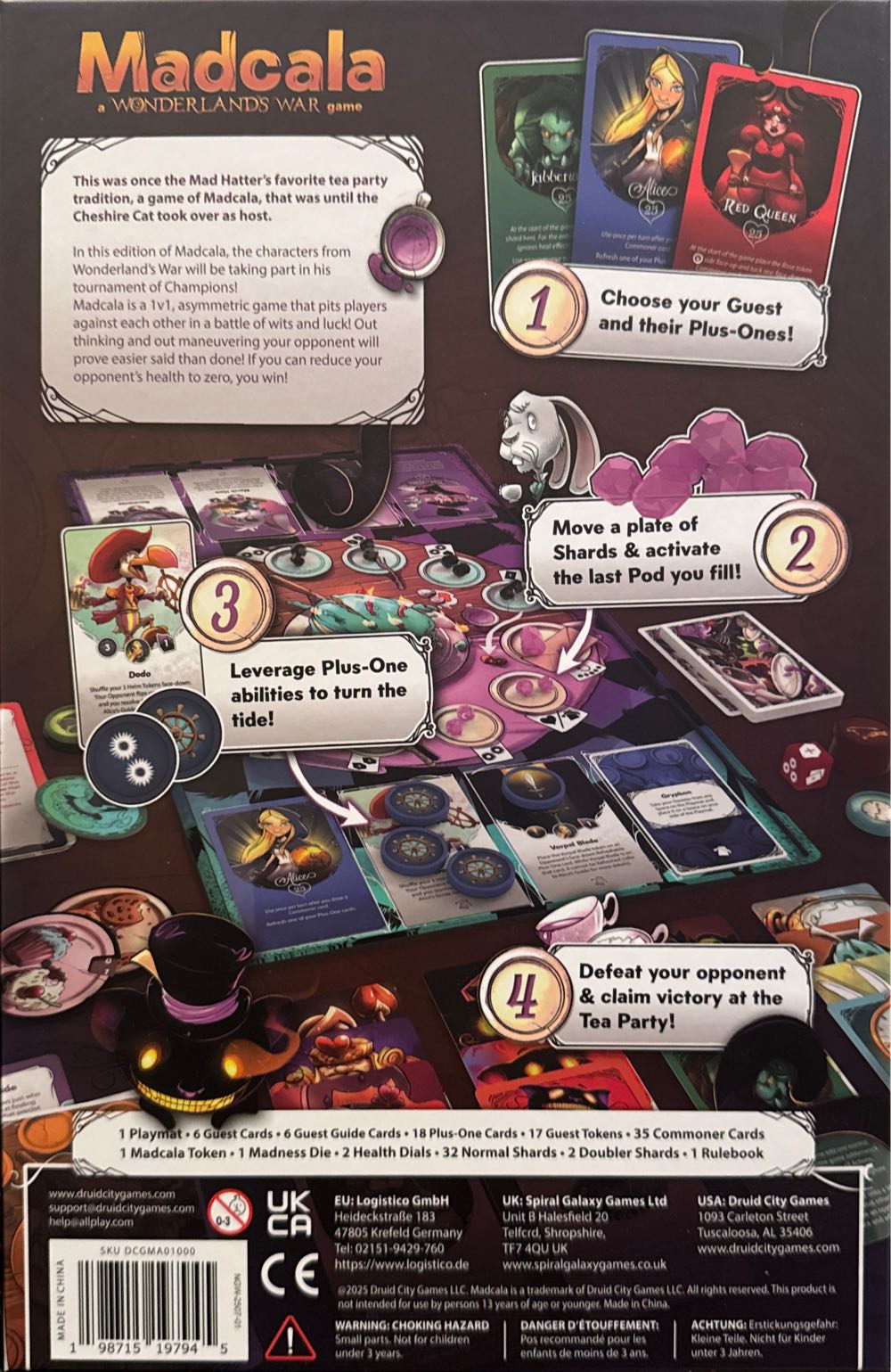 Madcala  (2) board game collectible [Barcode 198715197945] - Main Image 2