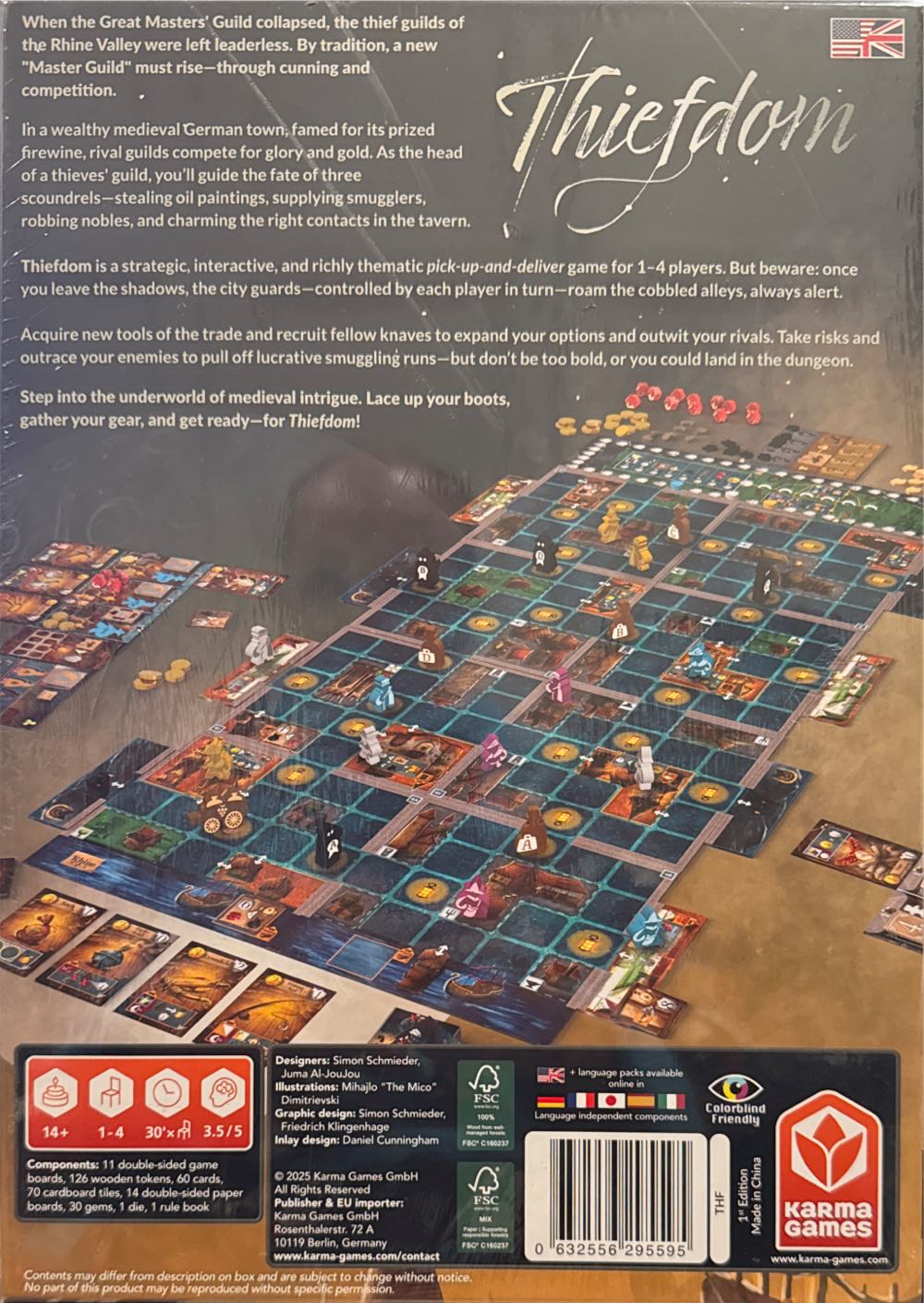 Thiefdom  (1-4) board game collectible [Barcode 632556295595] - Main Image 2