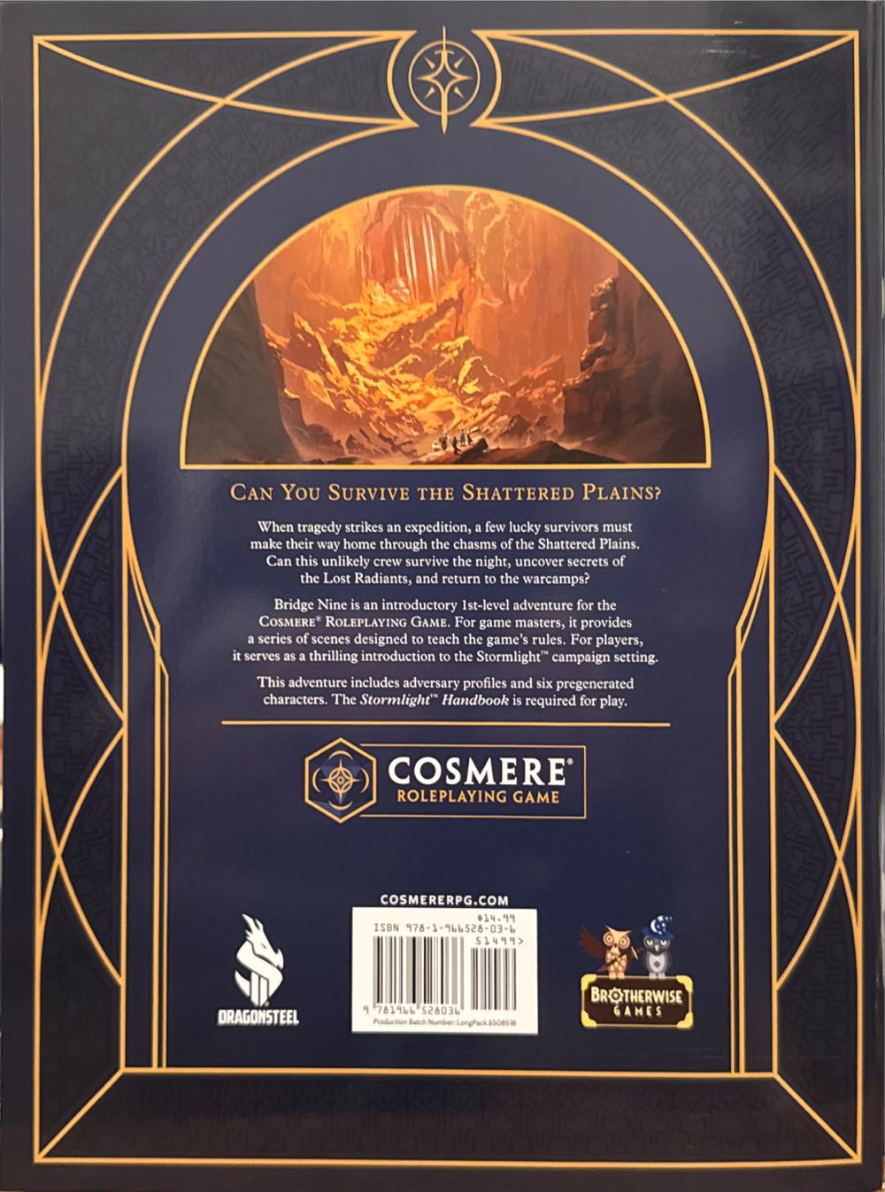 Stormlight: Bridge Nine  board game collectible [Barcode 9781966528036] - Main Image 2