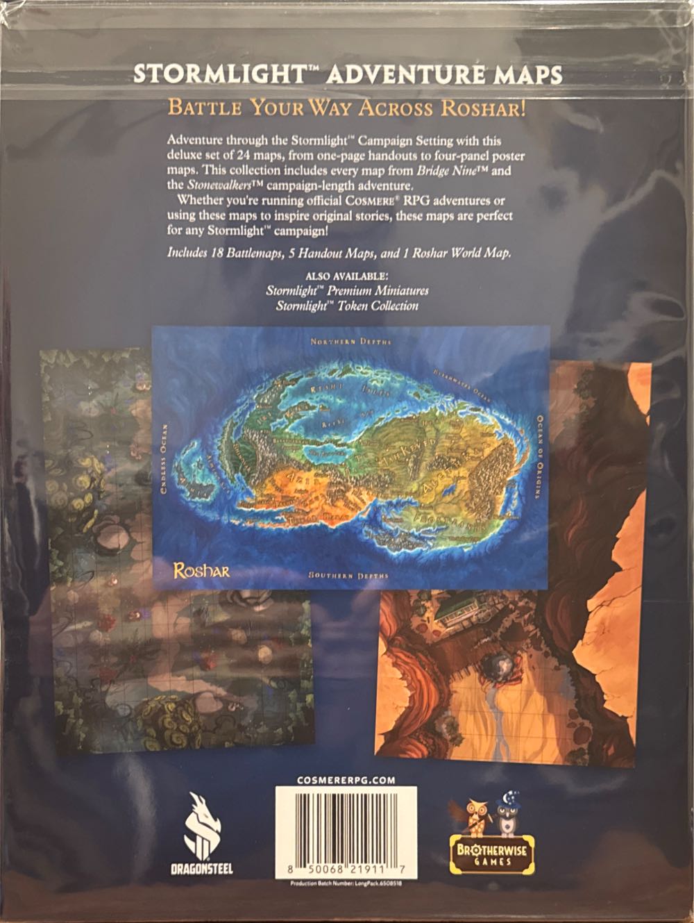 Stormlight: Adventure Maps  board game collectible [Barcode 850068219117] - Main Image 3