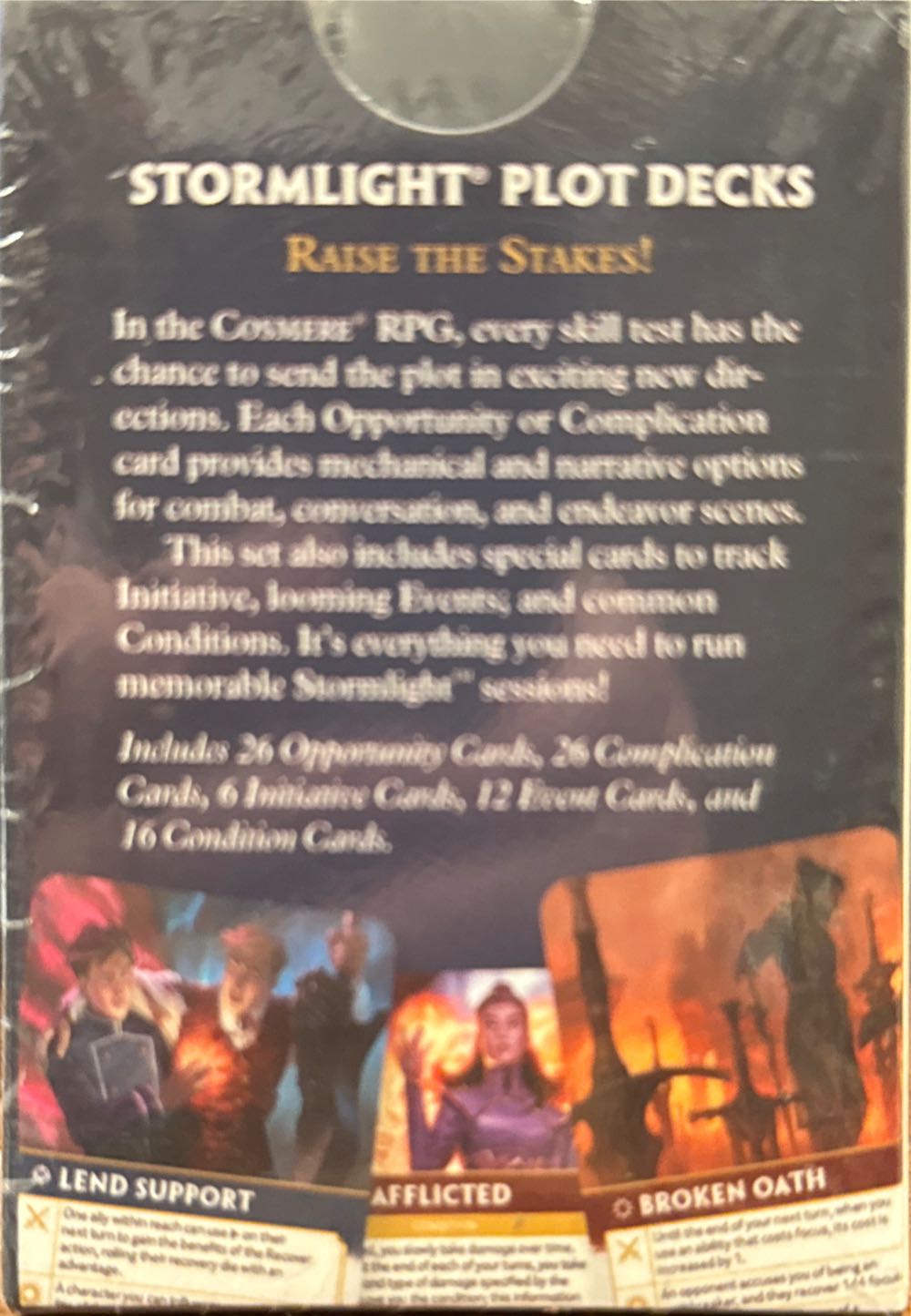 Stormlight: Plot Deck  board game collectible [Barcode 850068219087] - Main Image 2