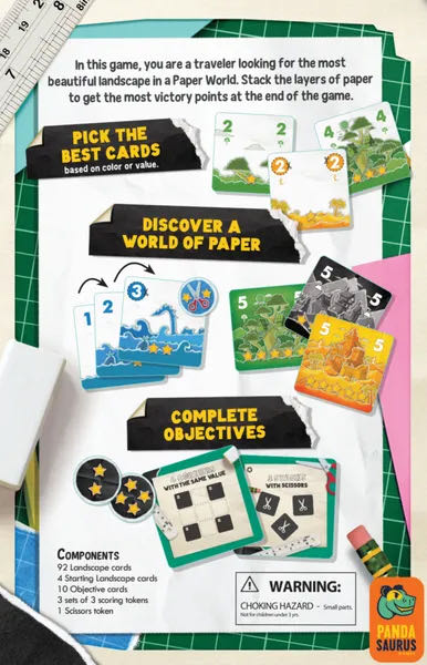 Paper World  (2 3 4) board game collectible [Barcode 850059057247] - Main Image 2