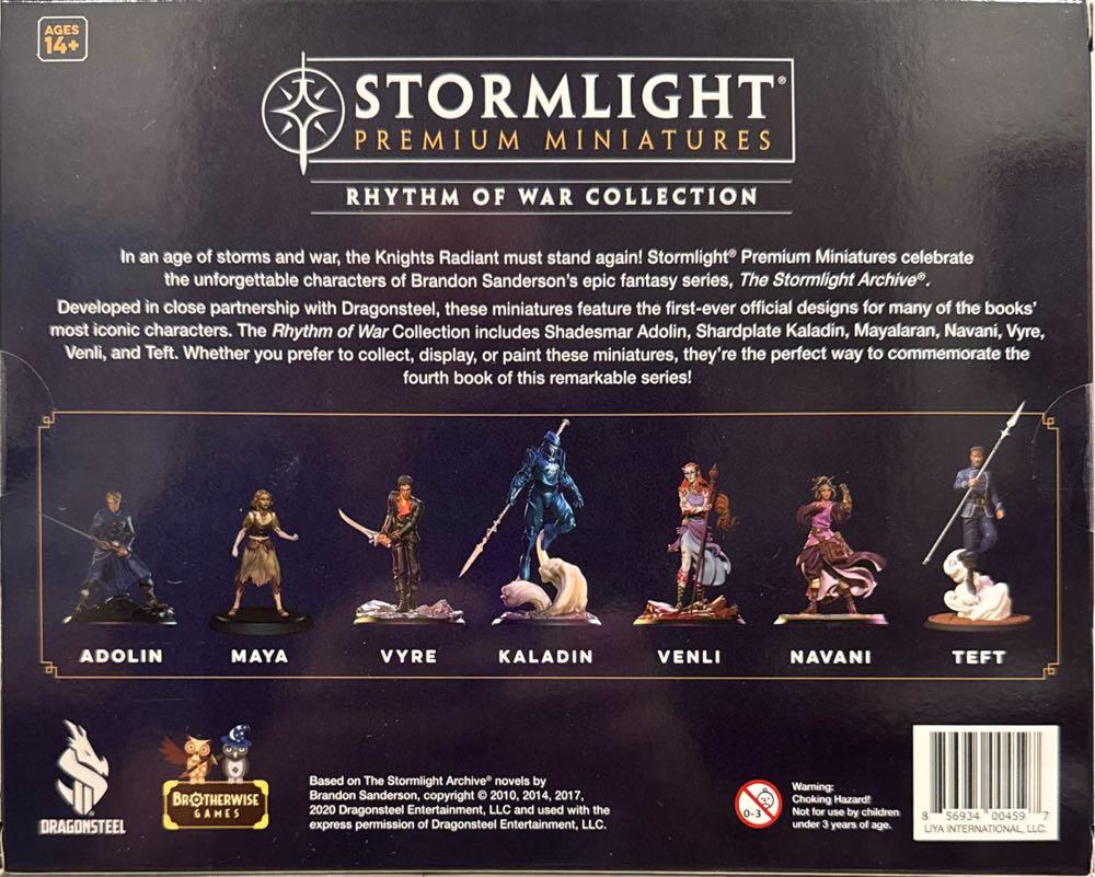 Stormlight: Premium Miniatures - Rhythm Of War Collection  board game collectible [Barcode 856934004597] - Main Image 2