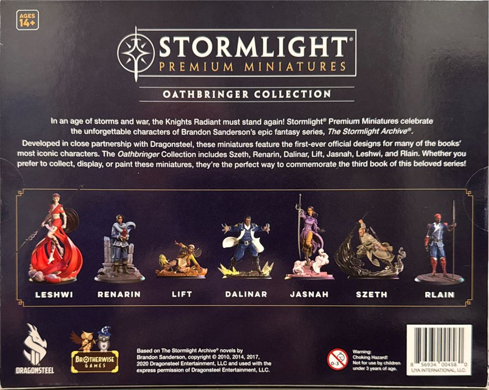 Stormlight: Premium Miniatures - Oathbringer Collection  board game collectible [Barcode 856934004580] - Main Image 2