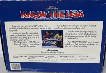 Know The USA  board game collectible [Barcode 021853020809] - Main Image 2