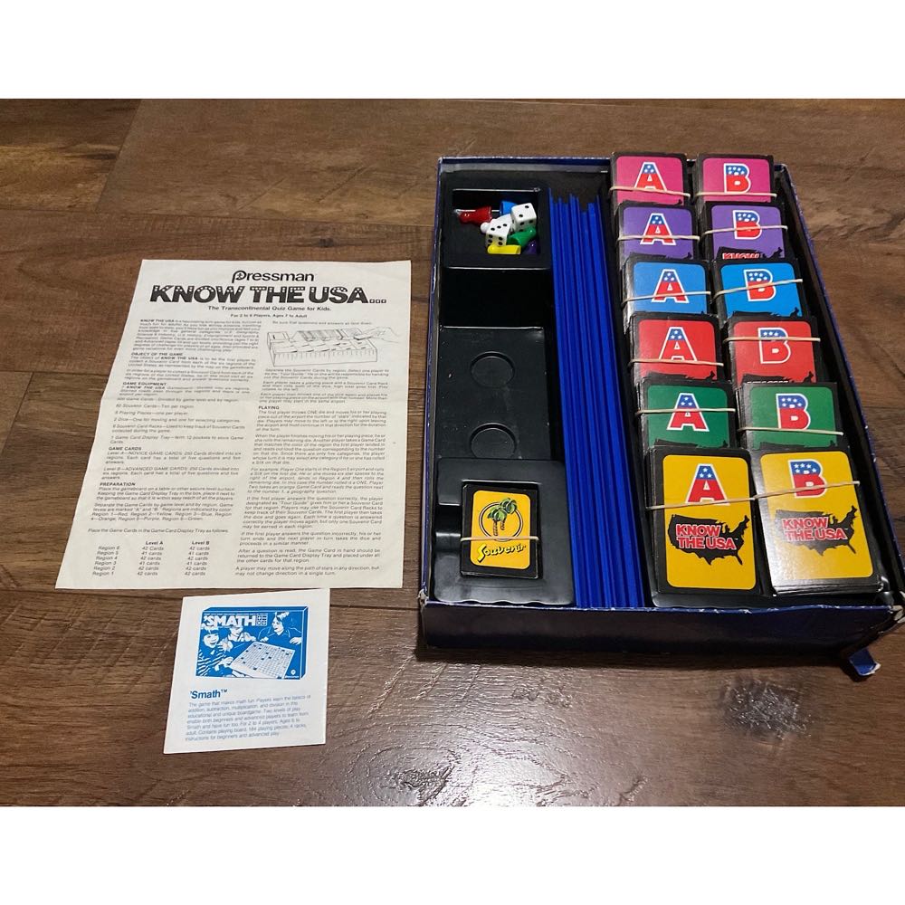 Know The USA  board game collectible [Barcode 021853020809] - Main Image 3