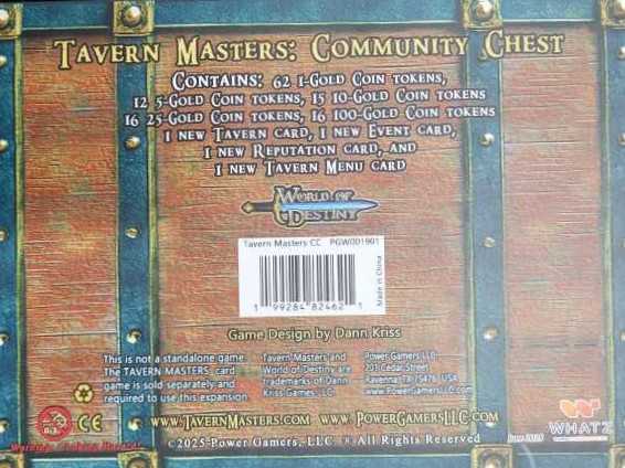 Tavern Masters: Community Chest  board game collectible [Barcode 199284824621] - Main Image 2