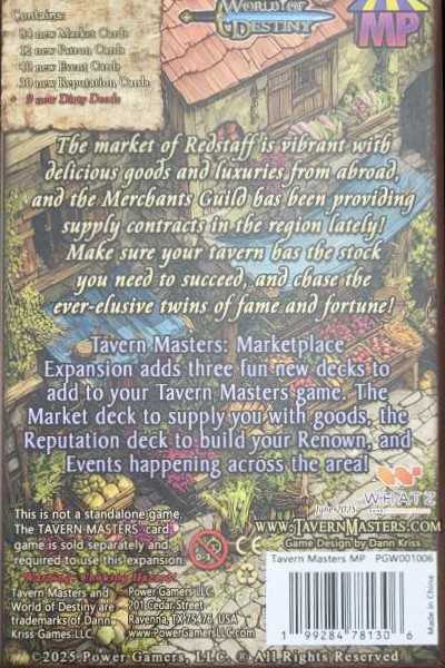 Tavern Masters: The Marketplace  (1-6) board game collectible [Barcode 199284781306] - Main Image 2