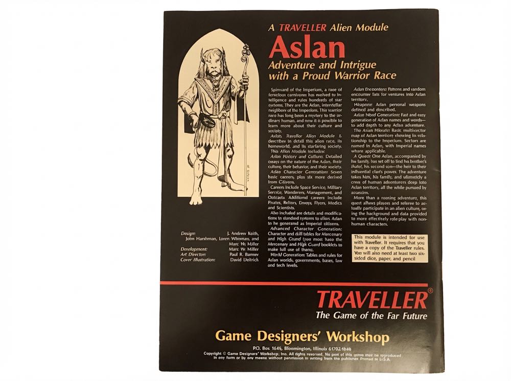 Traveller Alien Module 1  board game collectible - Main Image 2