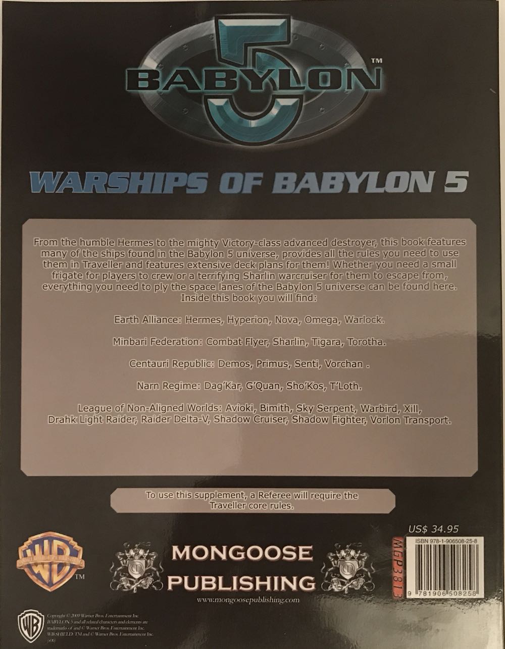Warships Of Babylon 5  board game collectible [Barcode 9781906508258] - Main Image 2
