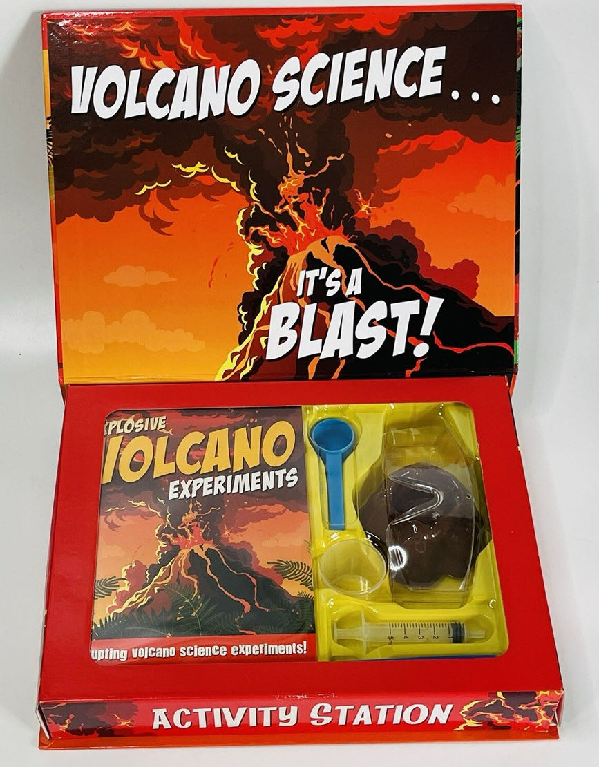 Explosive Action 8 Book Kit Explosive Volcano Science Experiments Lava 8 W Activity Station Book & Kit * New Top That With Ages  board game collectible [Barcode 9781787007840] - Main Image 2