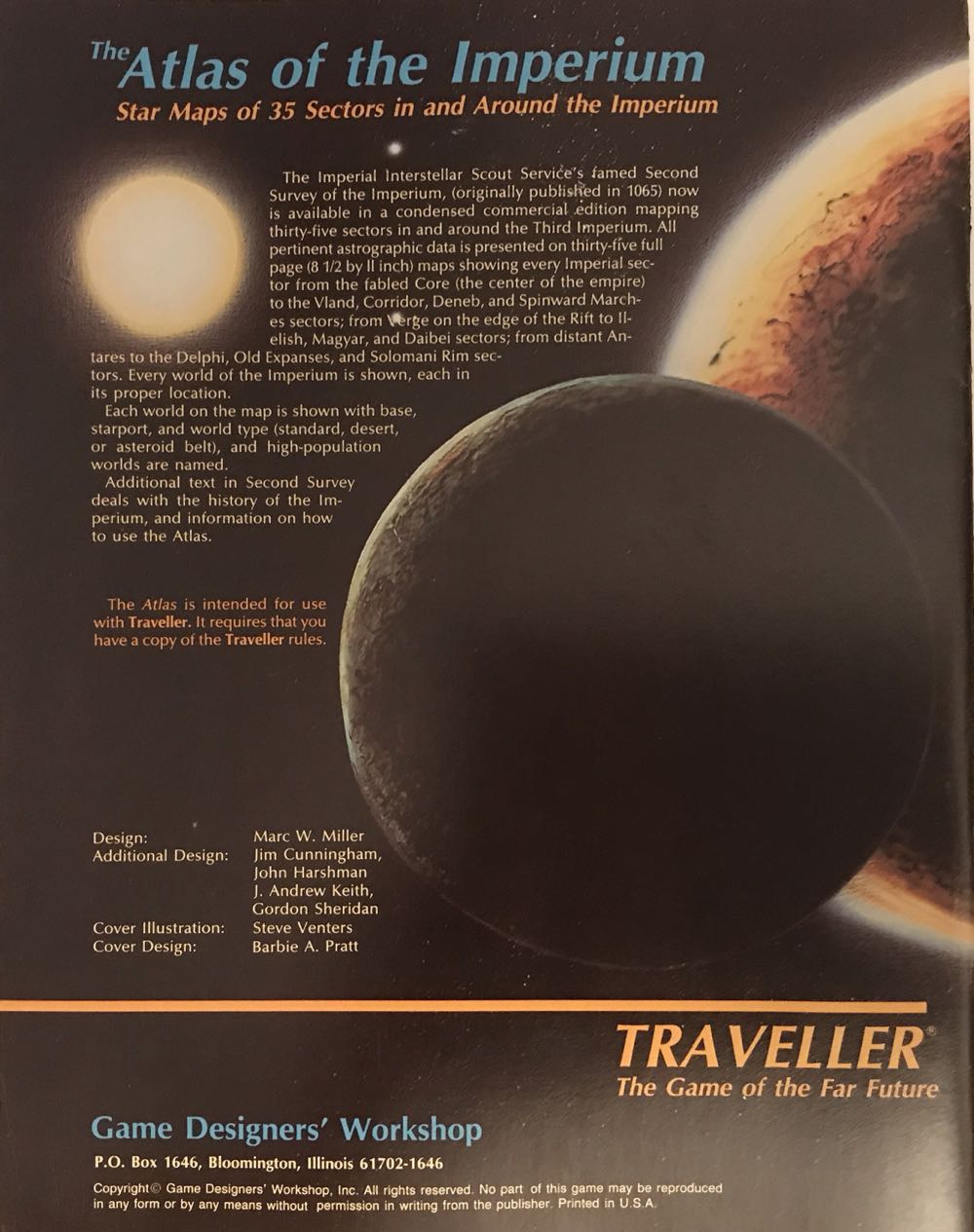 Traveller Atlas Of The Imperium  board game collectible - Main Image 2