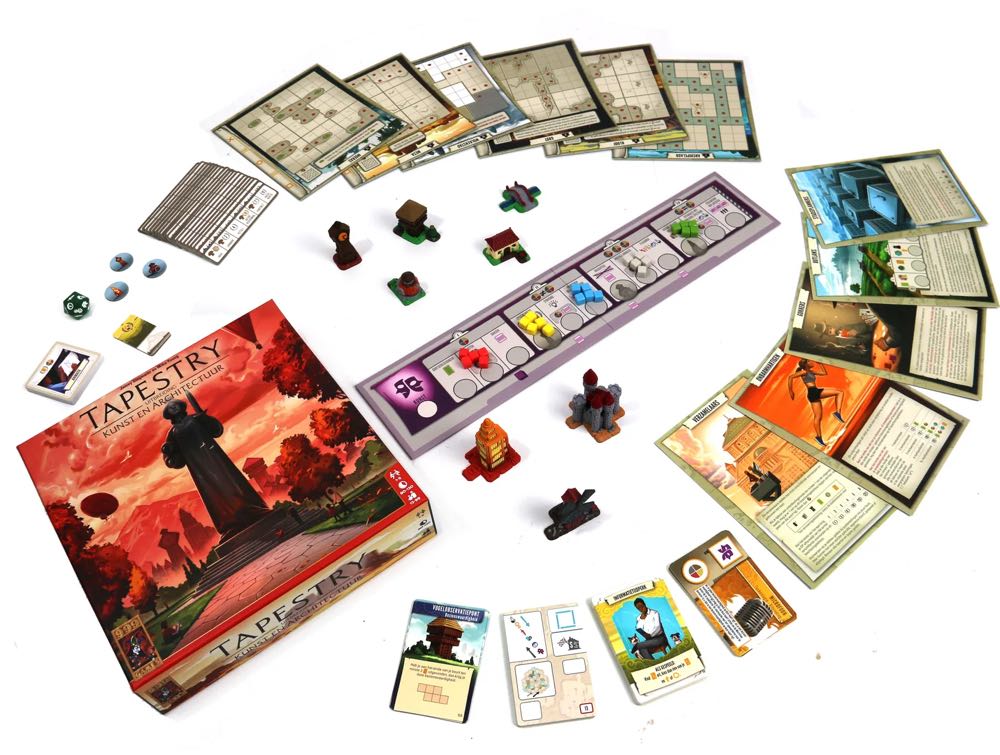 Tapestry: Arts and Architecture  (1 2 3 4 5) board game collectible - Main Image 3