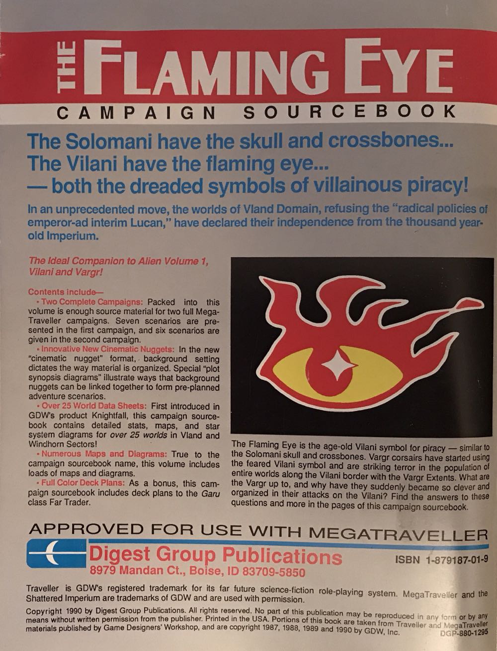 The Flaming Eye  board game collectible - Main Image 2