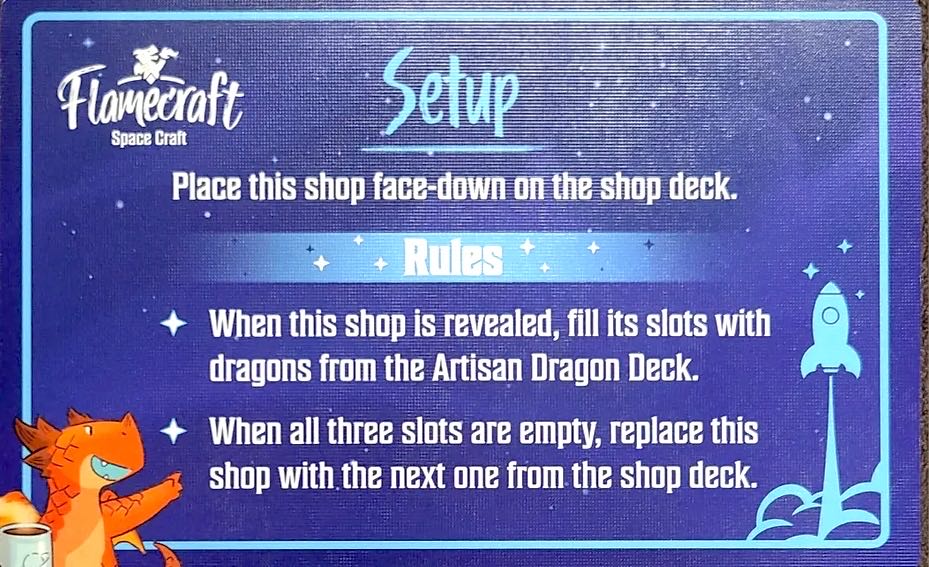 Flamecraft: Space Craft  (1 2 3 4 5) board game collectible - Main Image 2